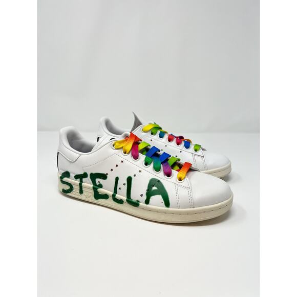 Stella McCartney x Ed Curtis x adidas Originals Stan Smith Classic Sneakers 5.5 - Picture 5 of 13